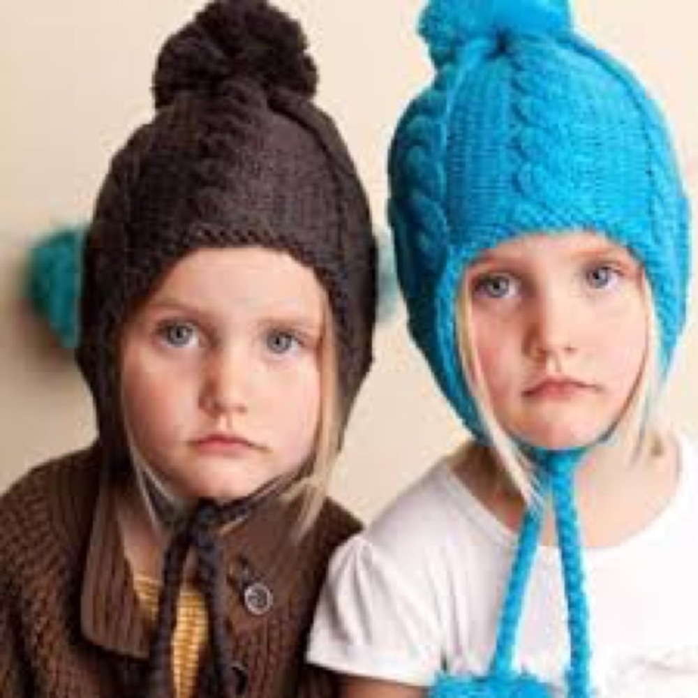 NWT the blueberry hill cable knit hat